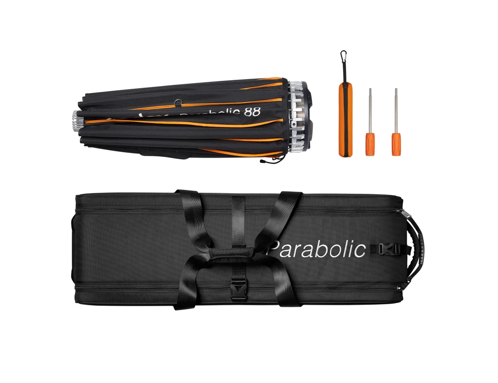 Godox 神牛 P88 Parabolic Focusing Reflector Kit 拋物線反射柔光罩套裝