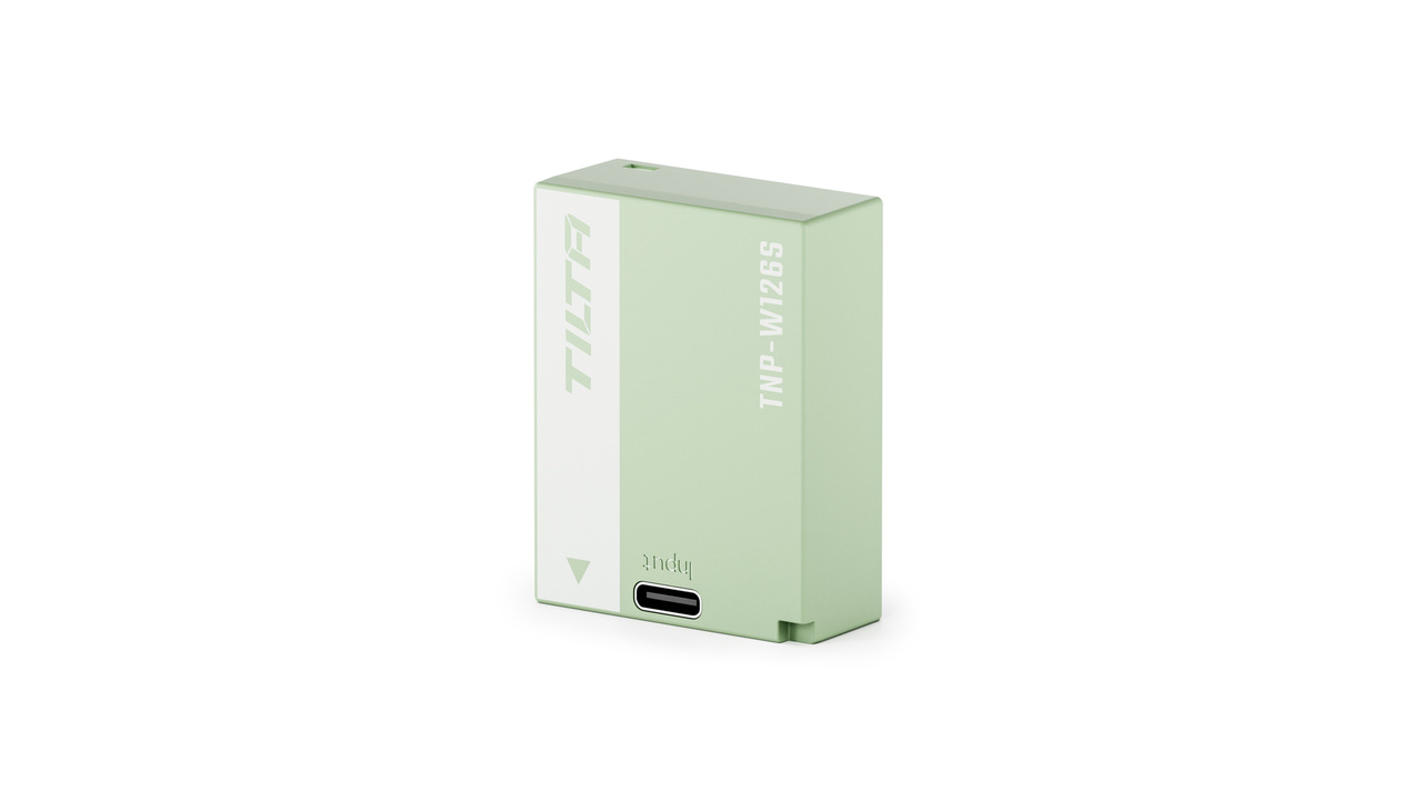 Tilta 鐵頭 TNP-W126S-AG NP-W126S Battery with USB-C Input 1050mAh 相機電池 (灰綠色)