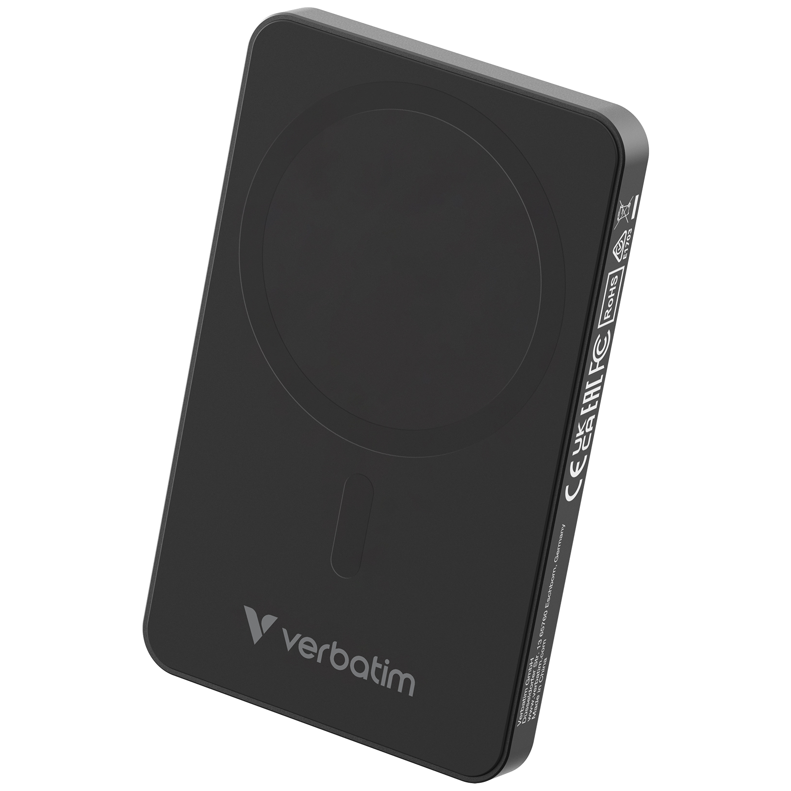 Verbatim 32225 WPB5 5000mAh 磁吸充電池 - 黑色