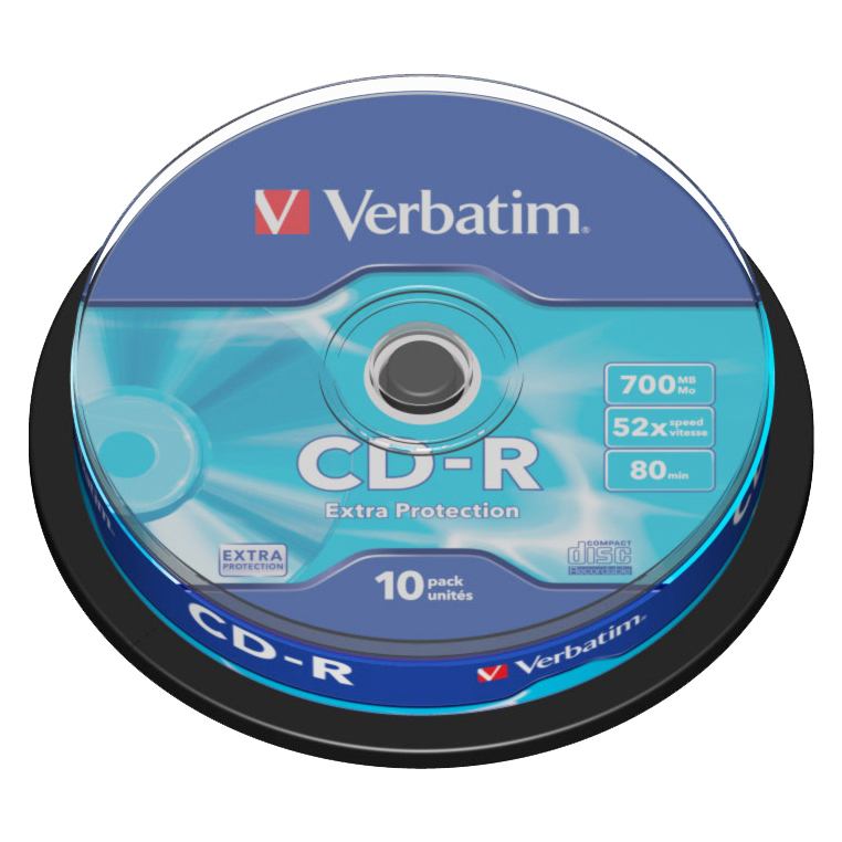 Verbatim 43437 CD-R 700MB 52X 光碟 10片裝