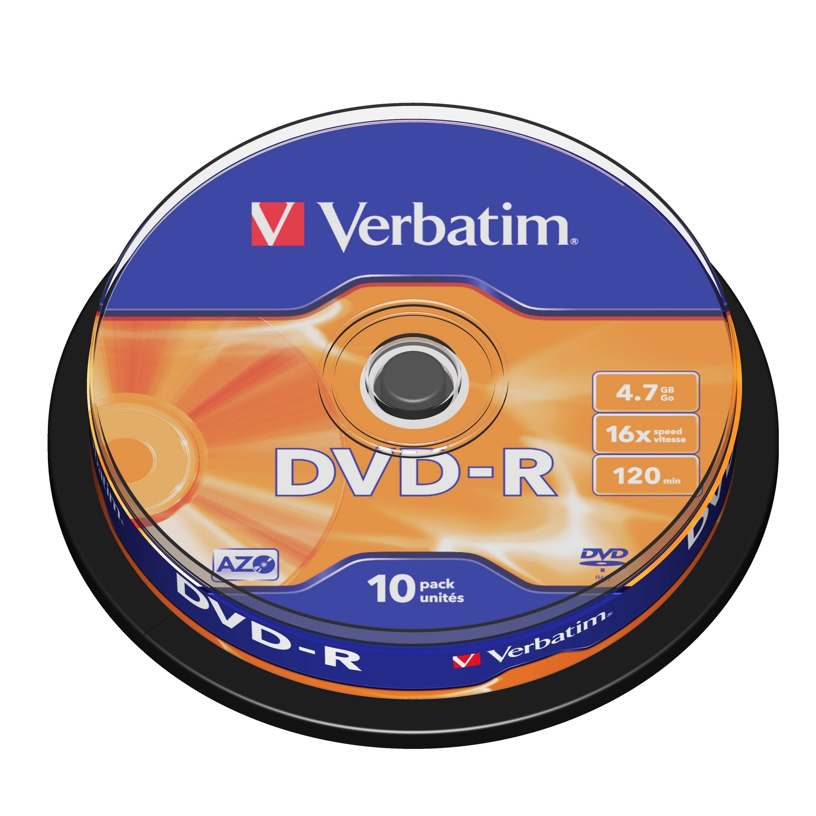 Verbatim 43523 DVD-R 4.7GB 16X 光碟 10片裝
