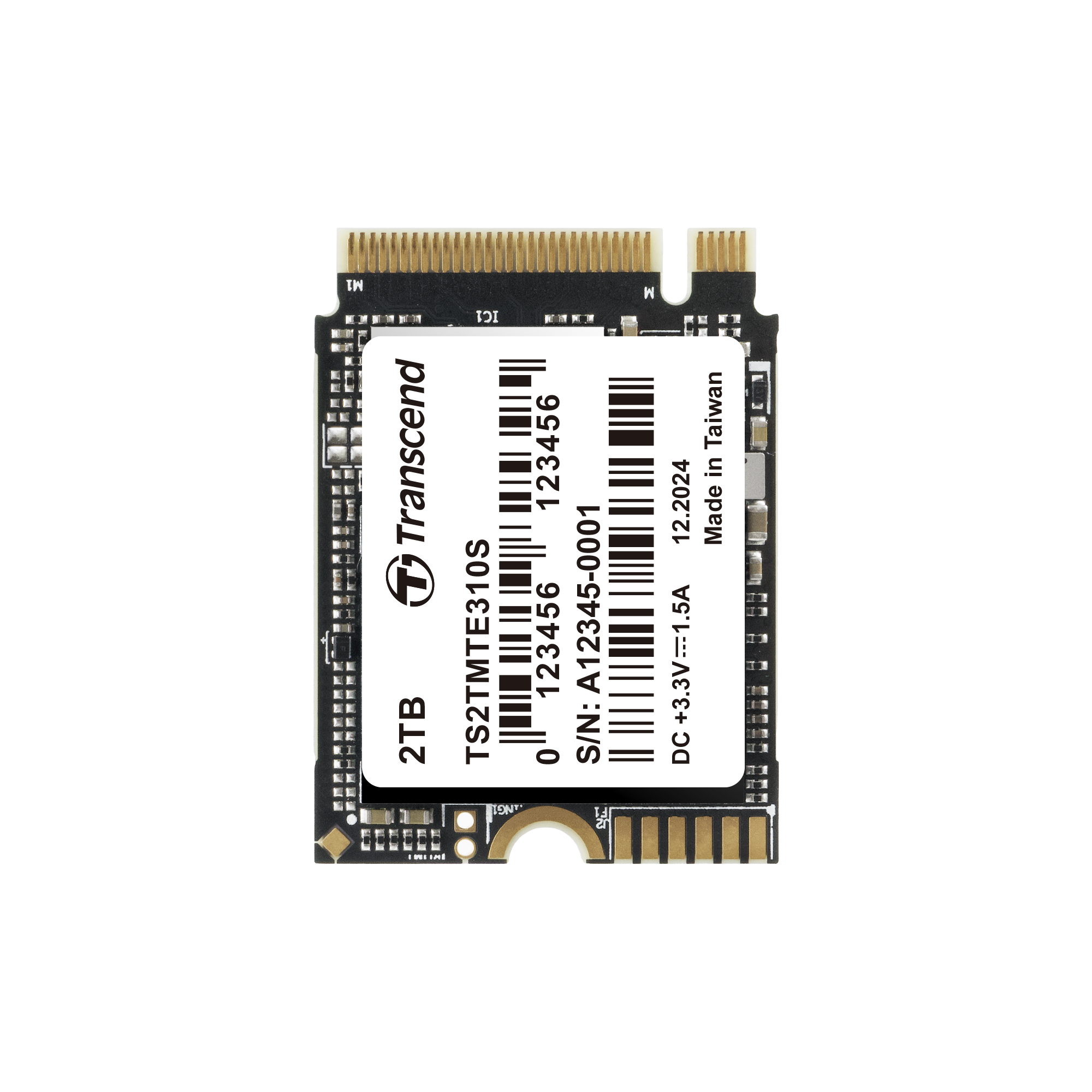 Transcend 創見 MTE310S M.2 2230 PCIe 4.0 NVMe 內置 SSD - 2TB