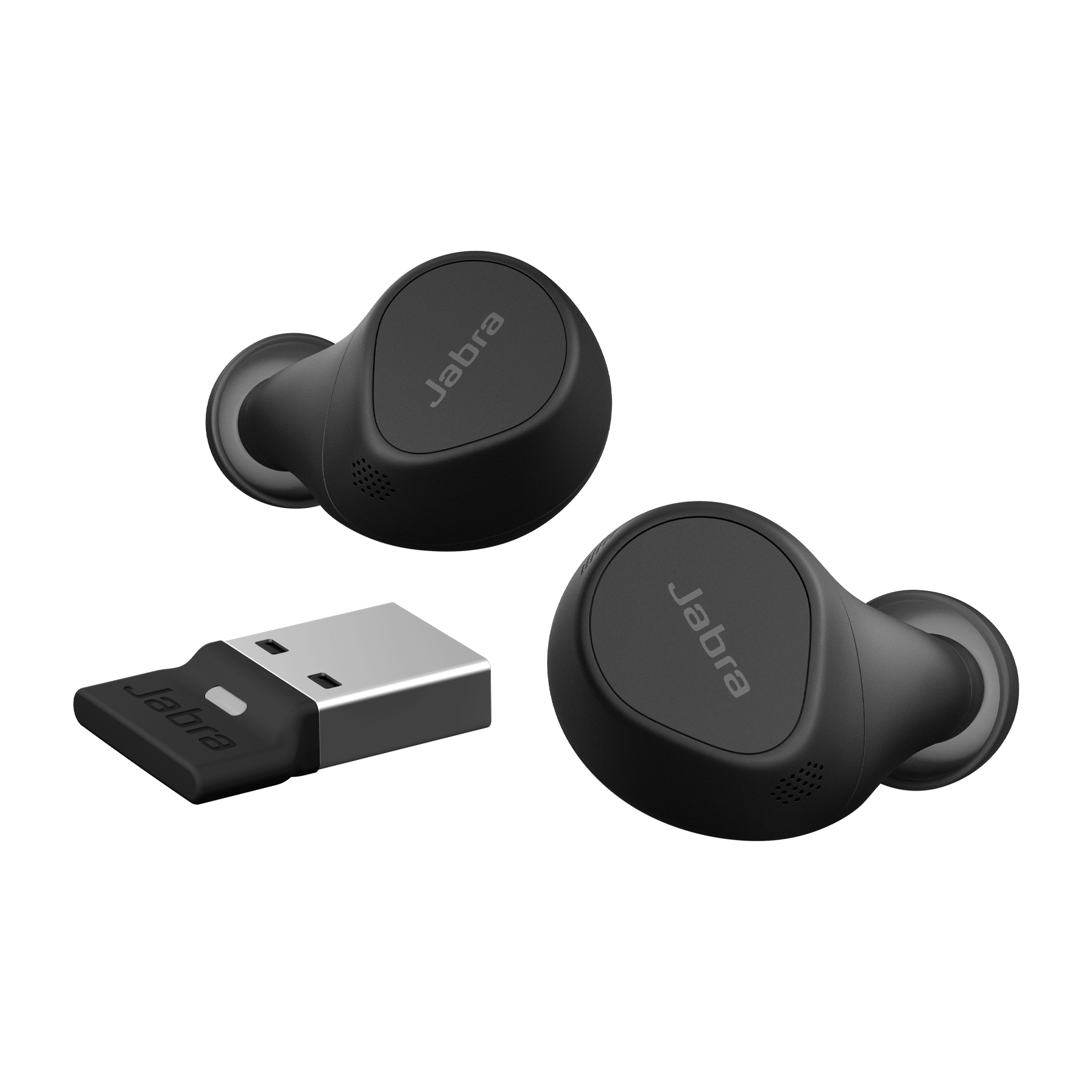 Jabra Evolve2 Buds MS 真無線耳機 - Link 380A USB-A
