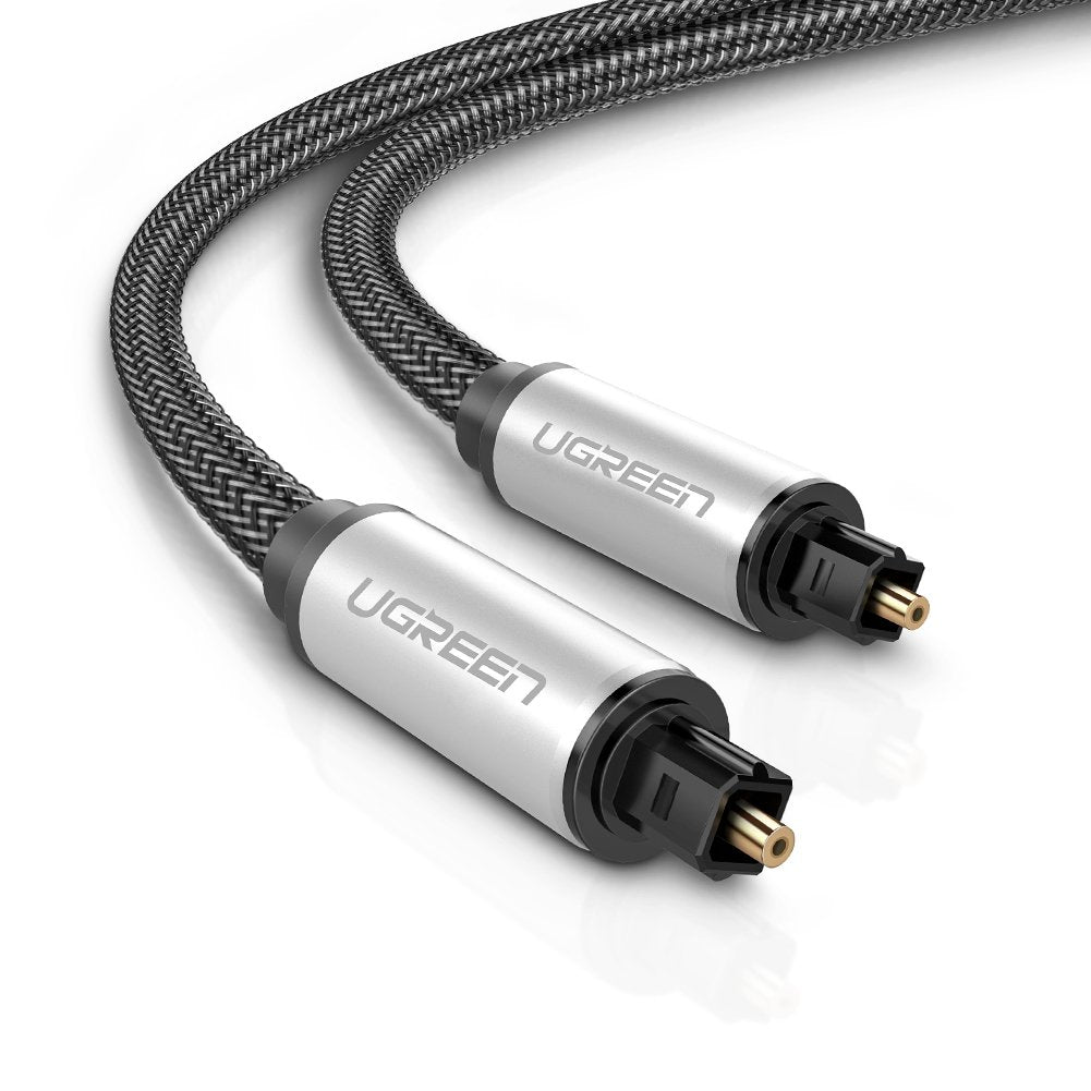 Ugreen 綠聯 AV108 Toslink Optical Male to Male Audio Cable 編織光纖音源線 2M