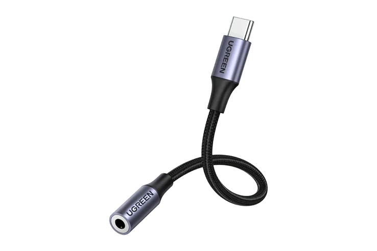 Ugreen 綠聯 AV142 USB-C to 3.5mm Female Audio Cable 音源轉接線 10CM