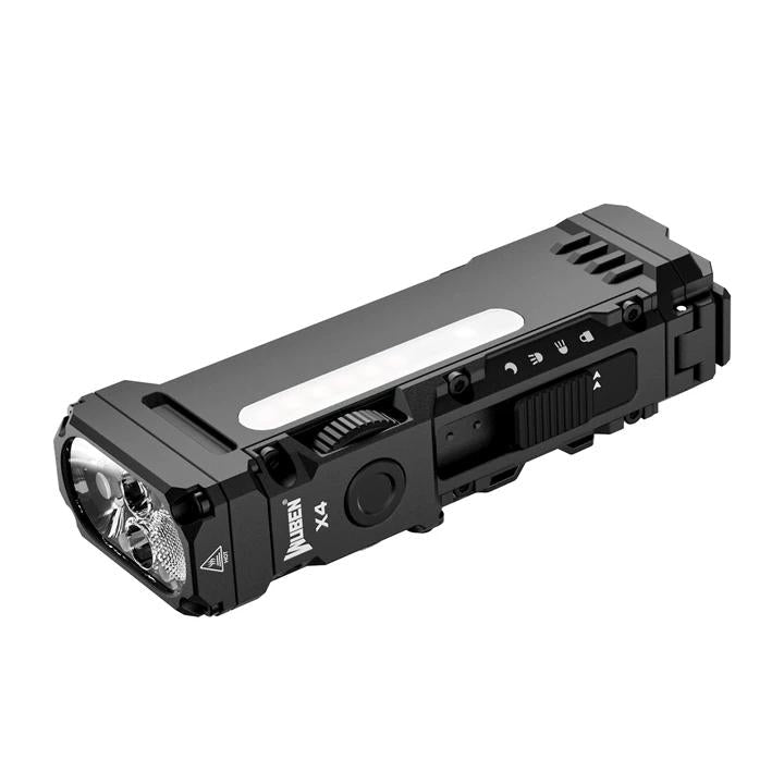 WUBEN X4 1500 流明 USB-C 多功能電筒 - 黑色