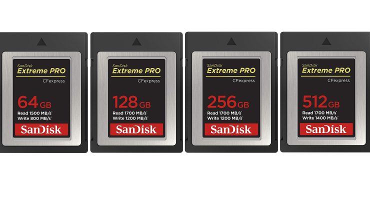 SanDisk Extreme PRO CFexpress Type-B 記憶卡