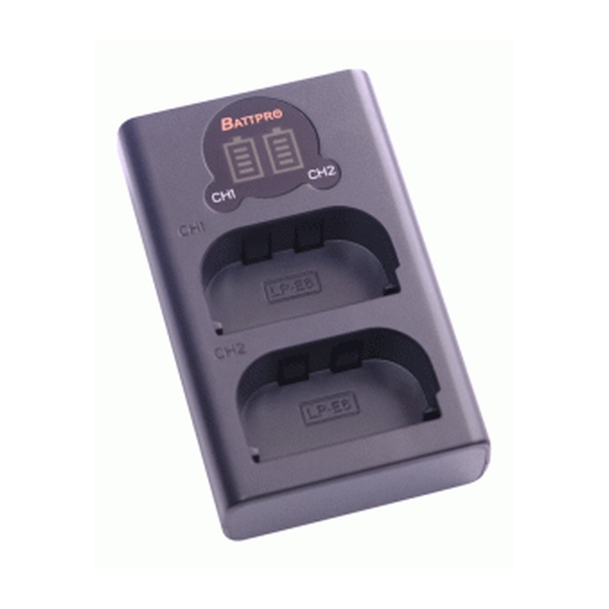 BattPro Canon LP-E6 雙位電池 USB 充電器