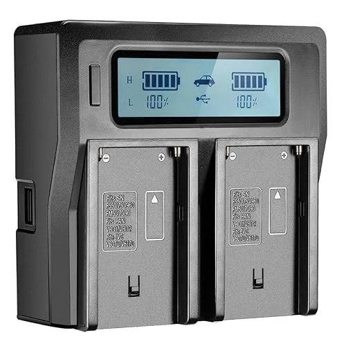 Daul Digital Battery Charger for Sony BP-U30 U60 U90 雙位電池充電器