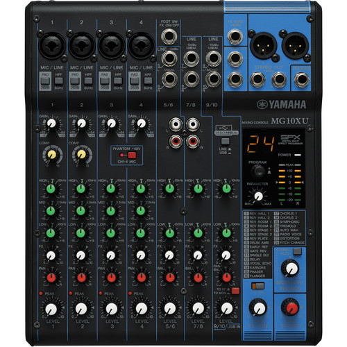 Yamaha MG10XU 10-CH Mixing Console 混音器 Yamaha MG10XU 10-CH Mixing Console 混音器