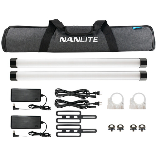 NanLite 南光 PavoTube II 15X RGBWW LED Pixel Tube 2-Light Kit 全彩補光燈雙燈套裝