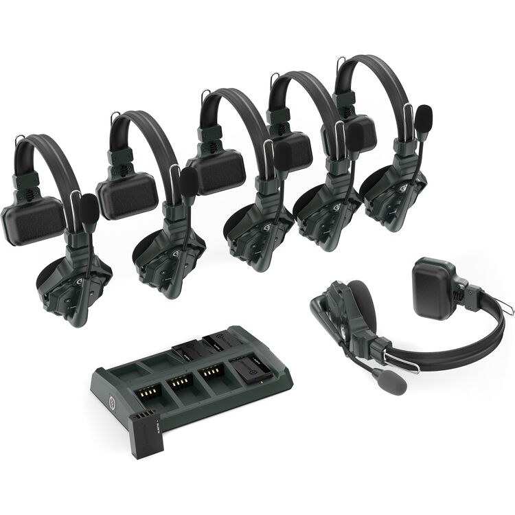 Hollyland Solidcom C1-6S 頭戴一體式無線對話系統 (6 headset)