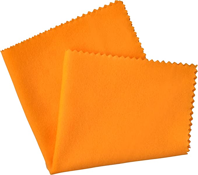 HAKUBA KA-37 22cm x 22cm Cotton Orange 纖維抹鏡布 (日本製)