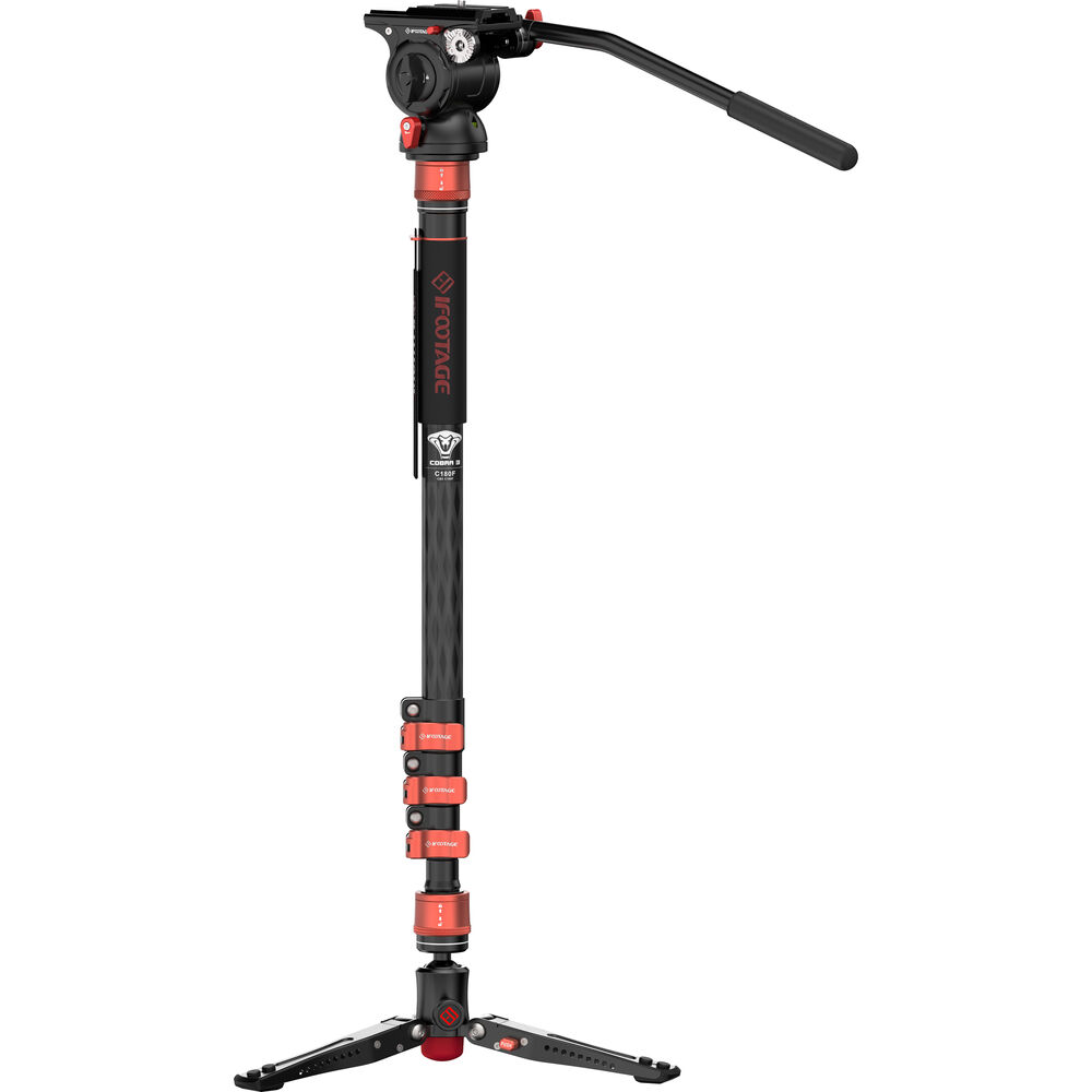 iFootage 印跡 CB3 C180F K5 Carbon Fiber Monopod Kit 扳扣碳纖維獨腳架套裝