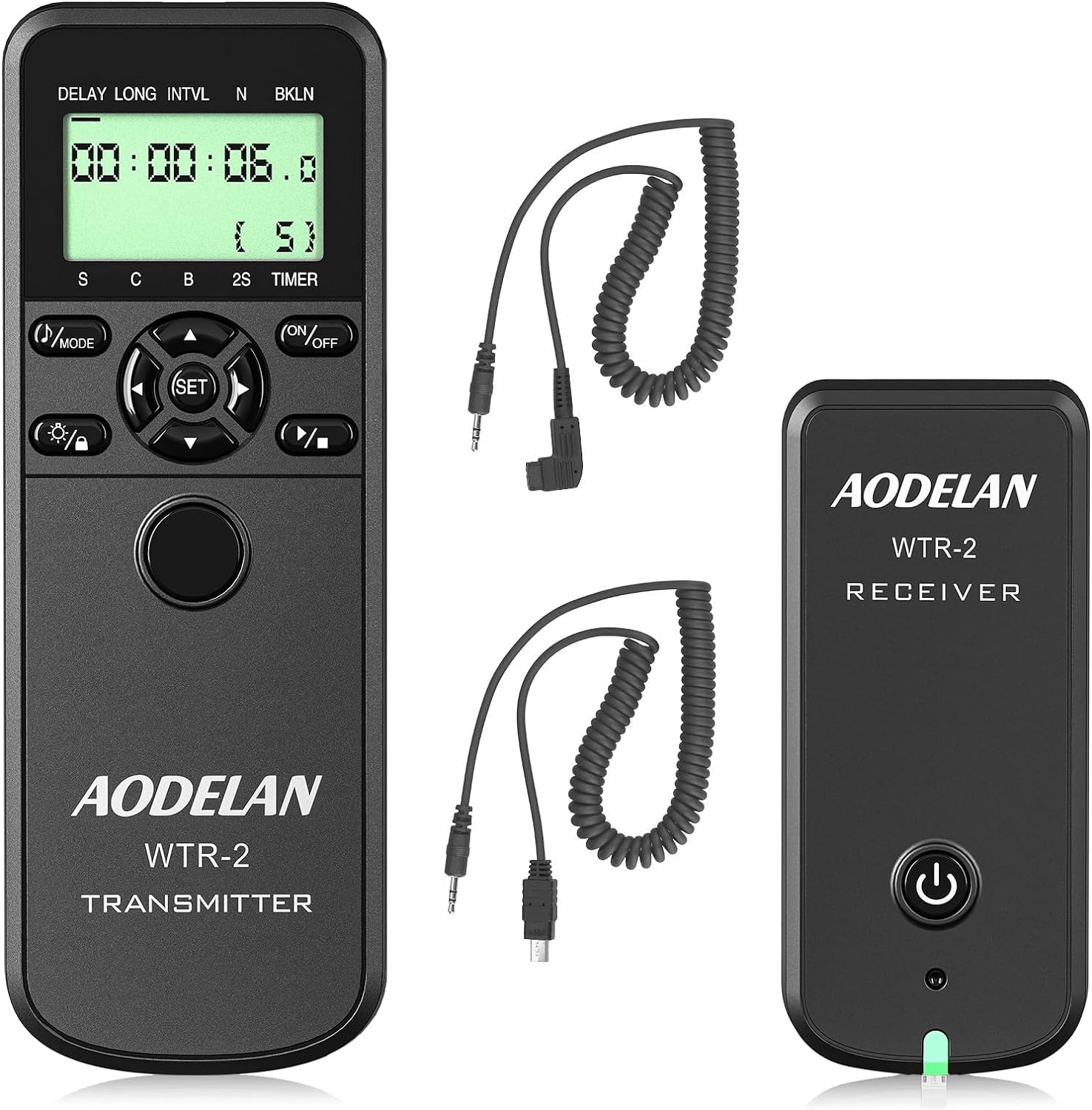 Aodelan WTR-2 Wireless Shutter Cable 無線定時快門遙控 (Nikon N8)