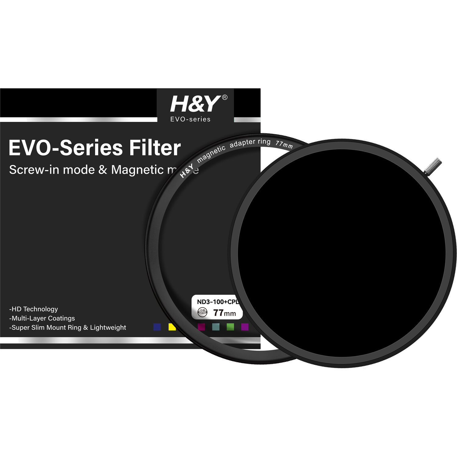 H&Y Evo-Series ND3-1000+CPL Filter Kit 82mm