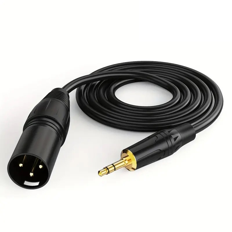 XLR Male to 3.5mm TRS Male Audio cable 2m
