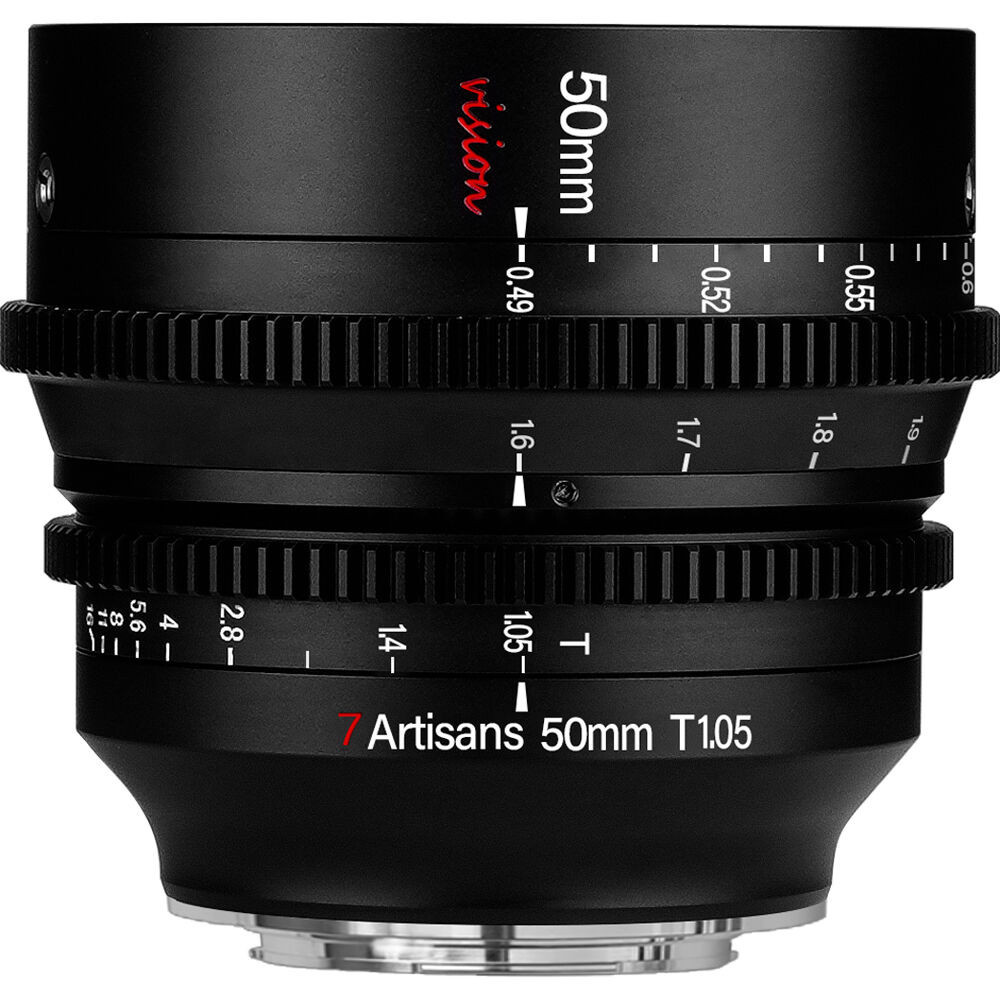 7artisans 七工匠 50mm T1.05 Vision Cine Lens Fujifilm X 電影鏡頭
