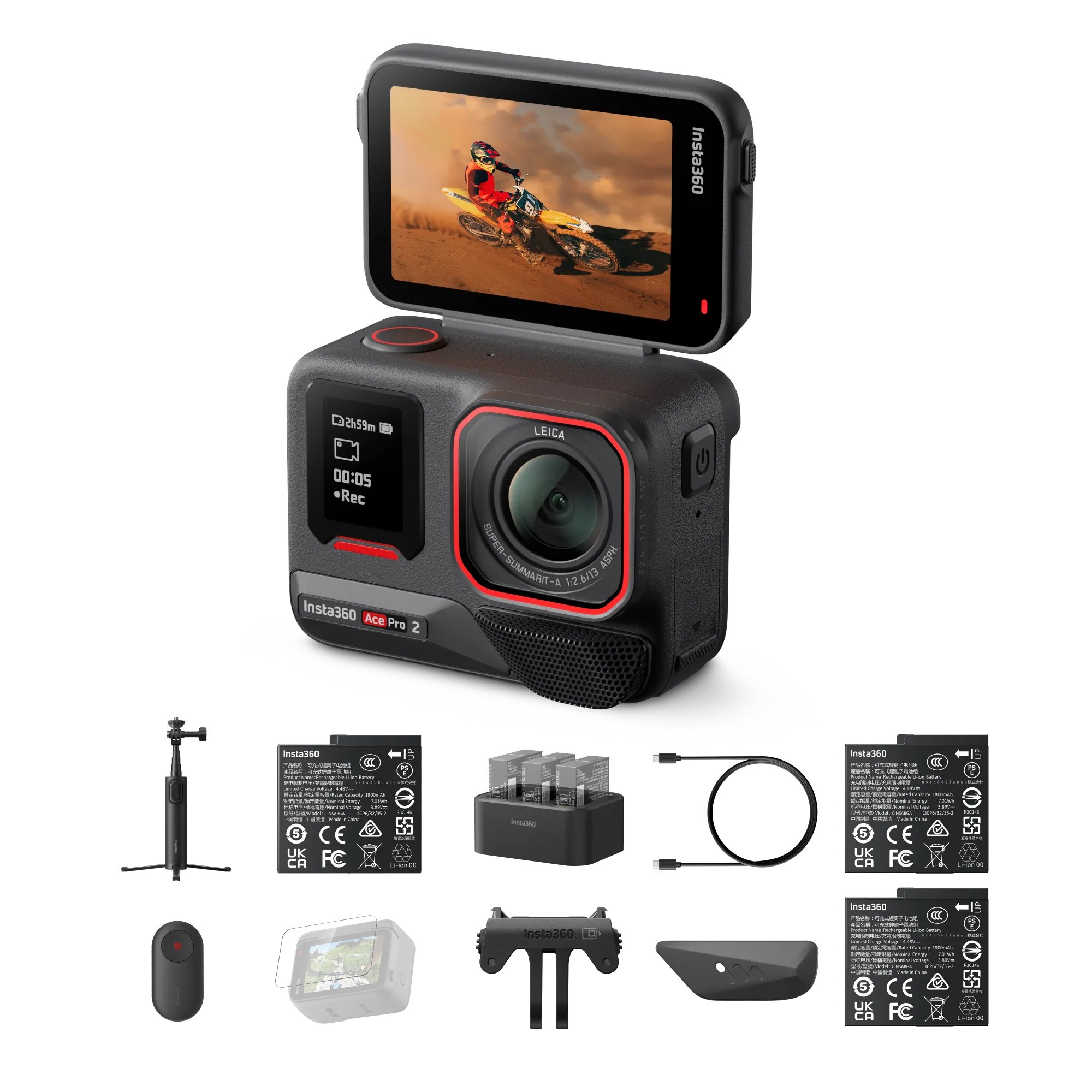 Insta360 Ace Pro 2 Dual Battery Creator Bundle (續航強化 | 創作者套裝2.0)