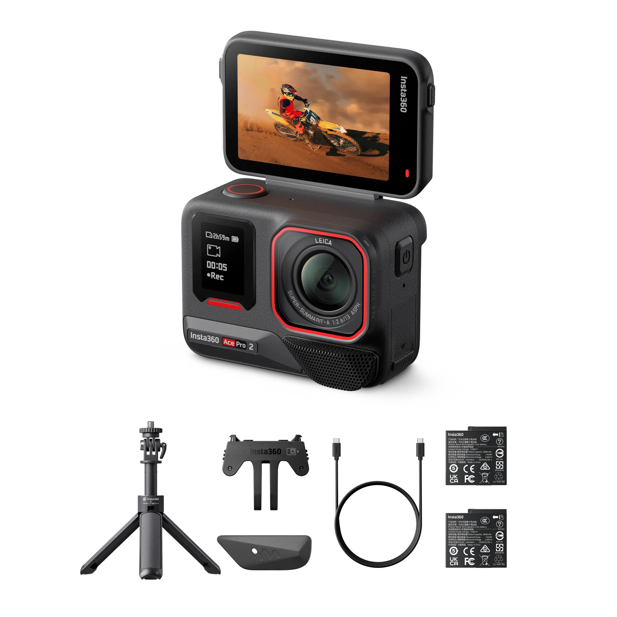 Insta360 Ace Pro 2 Dual Battery Get-Set Bundle (續航強化 | 人氣套裝)