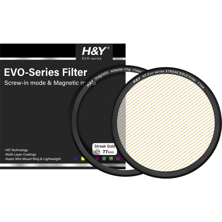 H&Y Evo-Series Magnetic Streak-Gold Filter 金拉絲濾鏡