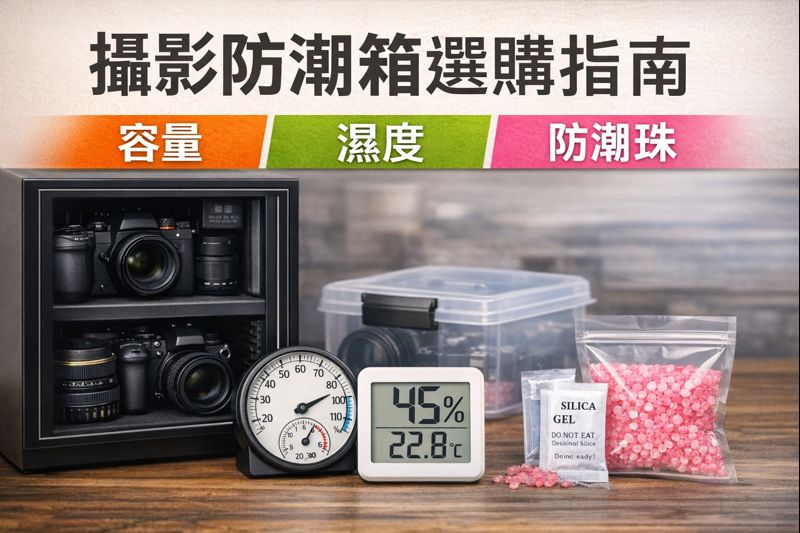 攝影器材防潮箱選購指南：點揀容量＋點 set 濕度＋膠箱防潮珠點用