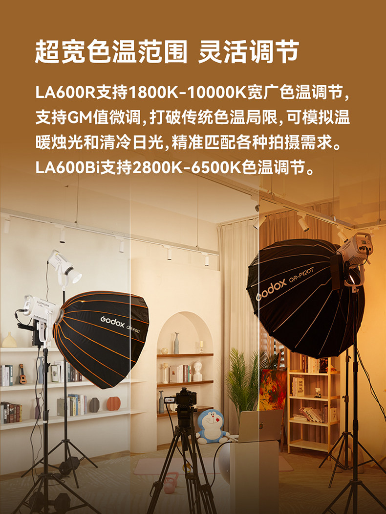 Godox LA600Bi 黑色 圖文描述 05