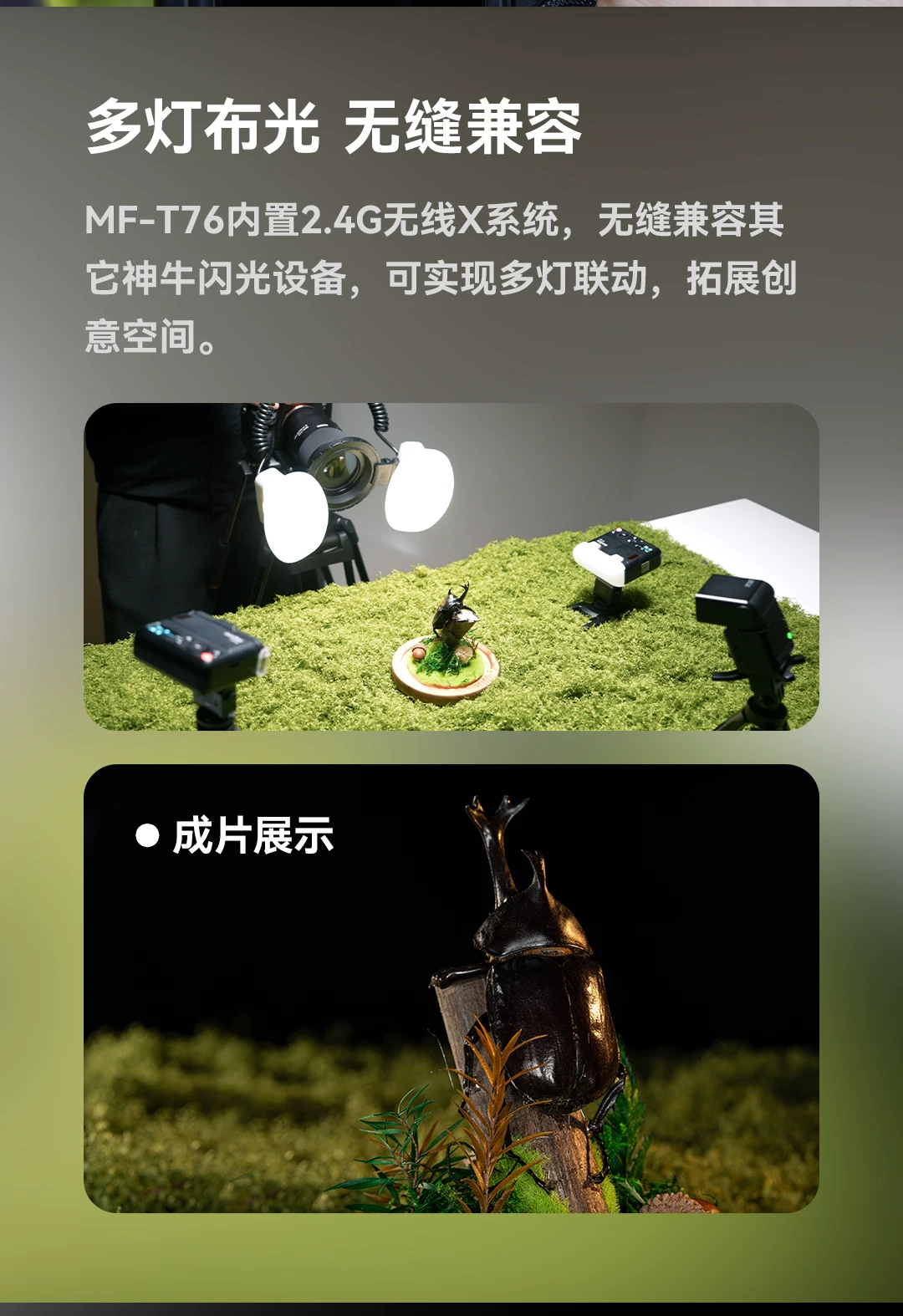Godox 神牛 MF-T76S Macro Twin Flash For Sony 微距雙頭閃光燈 圖文描述 07