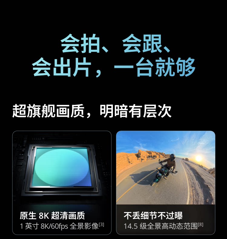 DJI Osmo 360 II Essential Combo 人氣套裝 圖文描述 02