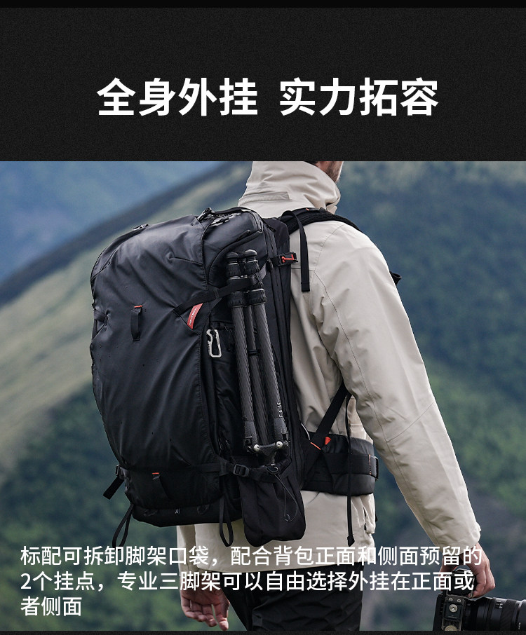 PGYTECH OnePro Focux Backpack 25L 相機背囊（黑色） 圖文描述 16