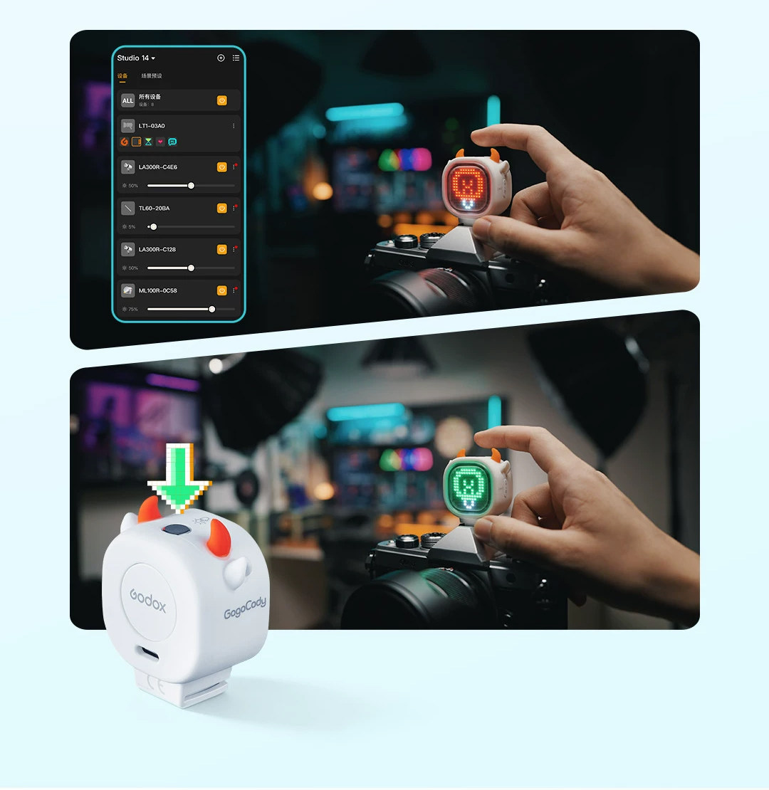 Godox 神牛 LT1 LED Creative Pixel Light 創意迷你顯示燈 圖文描述 08