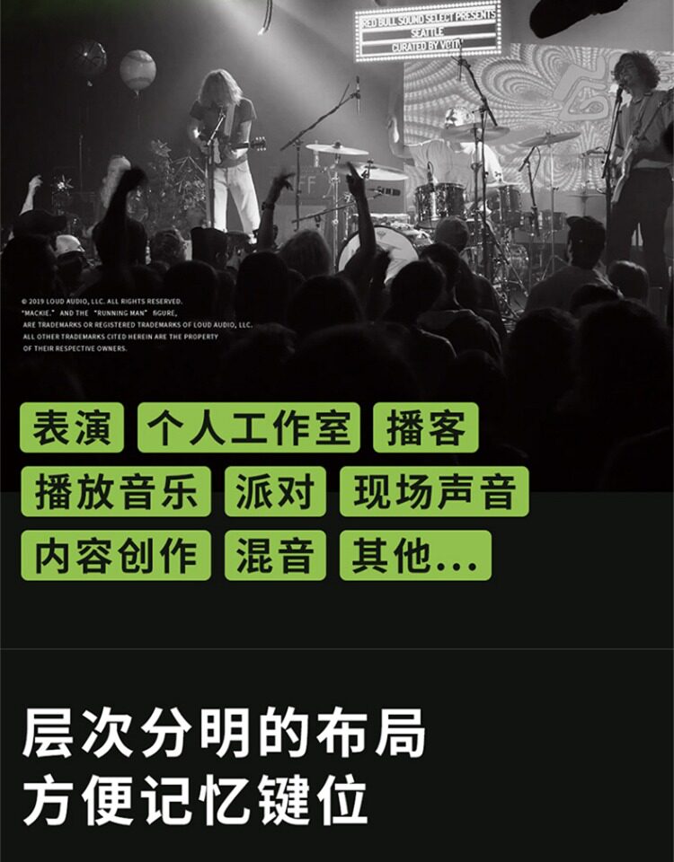 Mackie ProFX16v3 16-CH Professional USB Effects Mixer 圖文描述 16