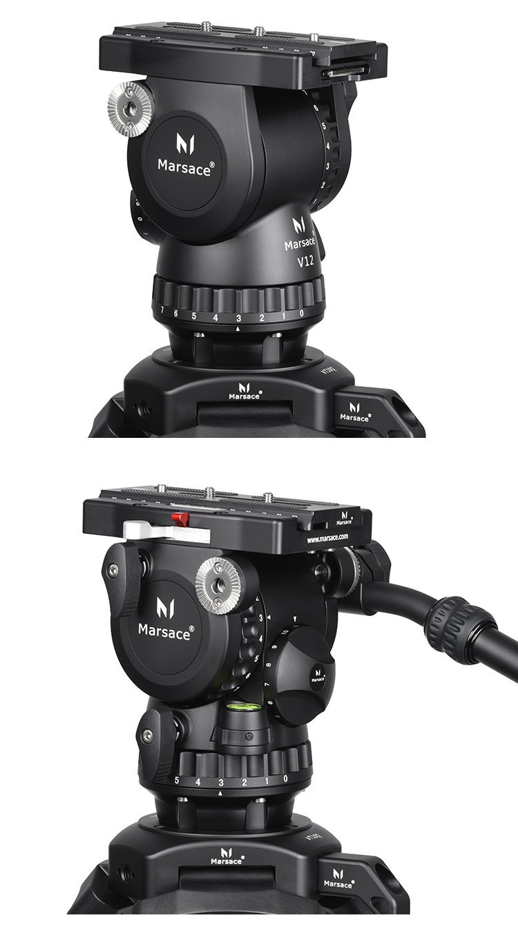 Marsace 馬小路 V12 Fluid Video Head 液壓攝錄雲台（原 MV80） 圖文描述 14