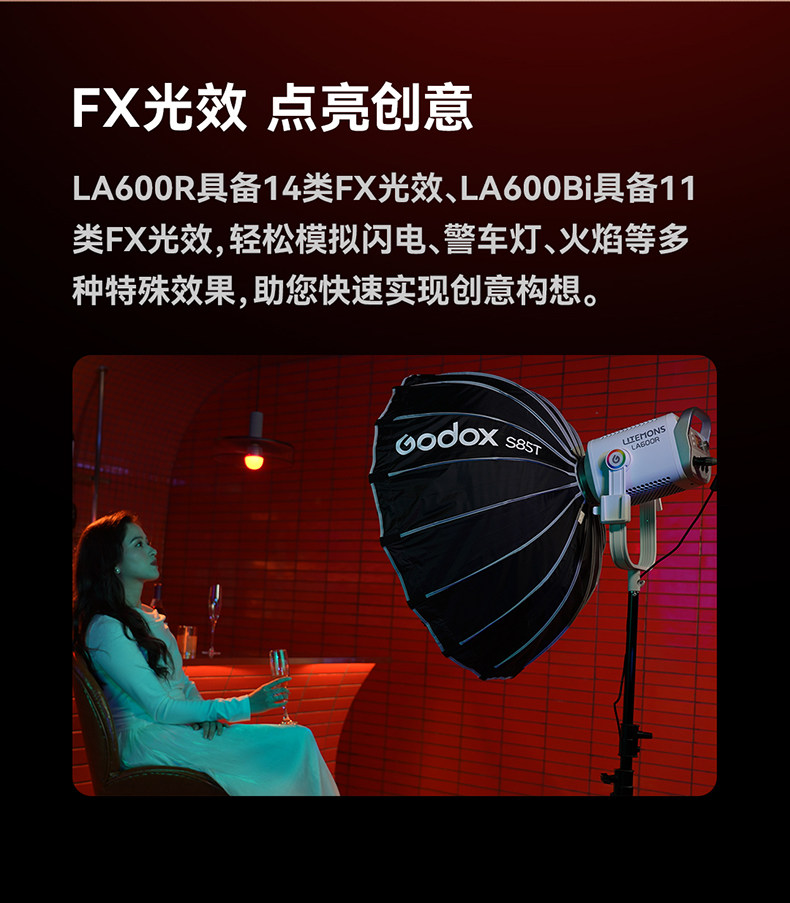 Godox LA600Bi 黑色 圖文描述 12