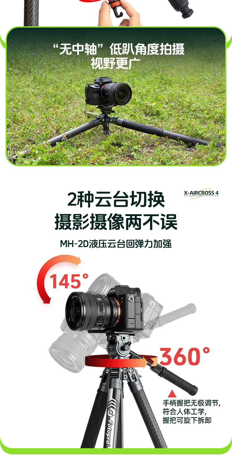 Fotopro X-Aircross 4 32QR Slate Gray 圖文描述 10