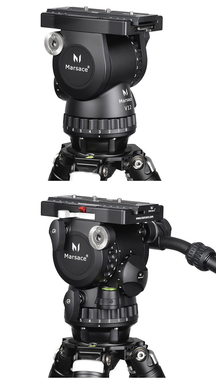 Marsace 馬小路 V9+ Fluid Video Head 液壓攝錄雲台 圖文描述 18