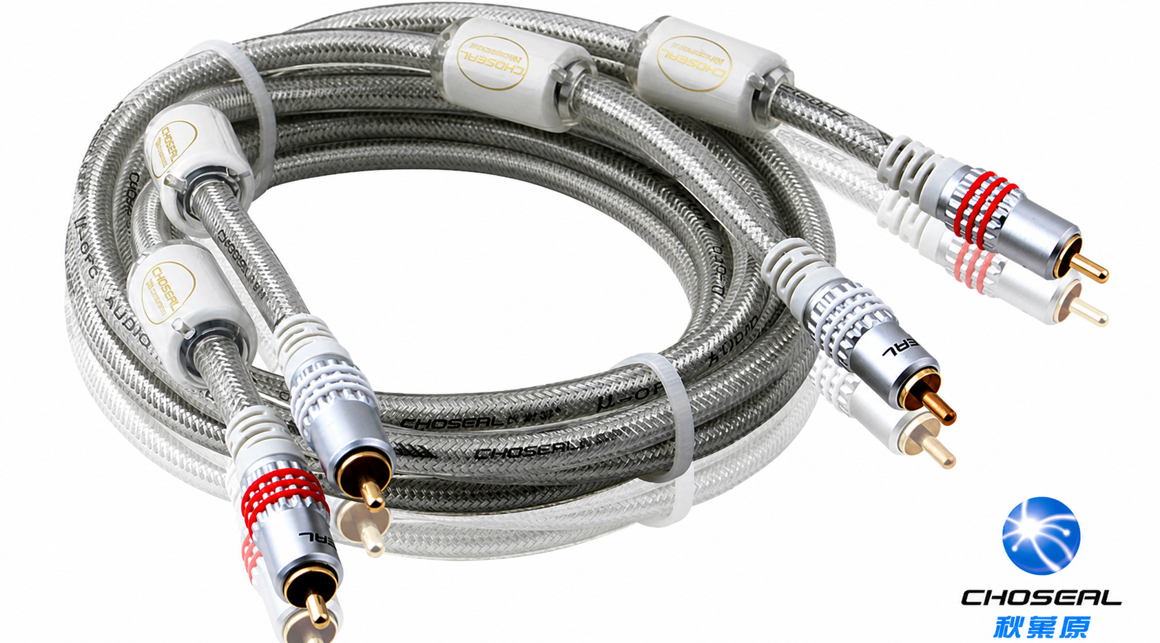 Choseal Q-614 雙 RCA 音頻線（透明款）1m 圖文描述 12