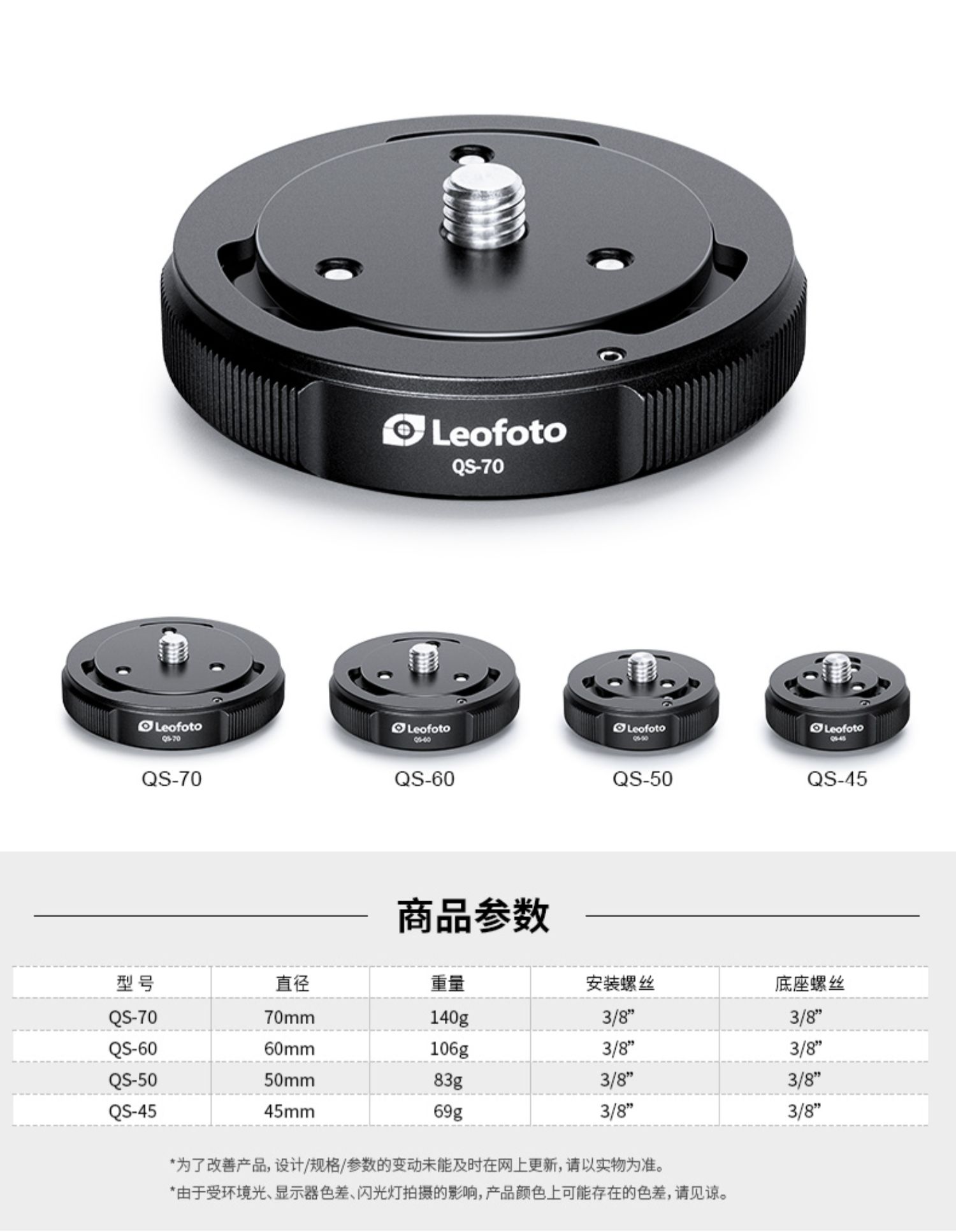 Leofoto QS-60 Quick-Link 快拆套裝 圖文描述 07