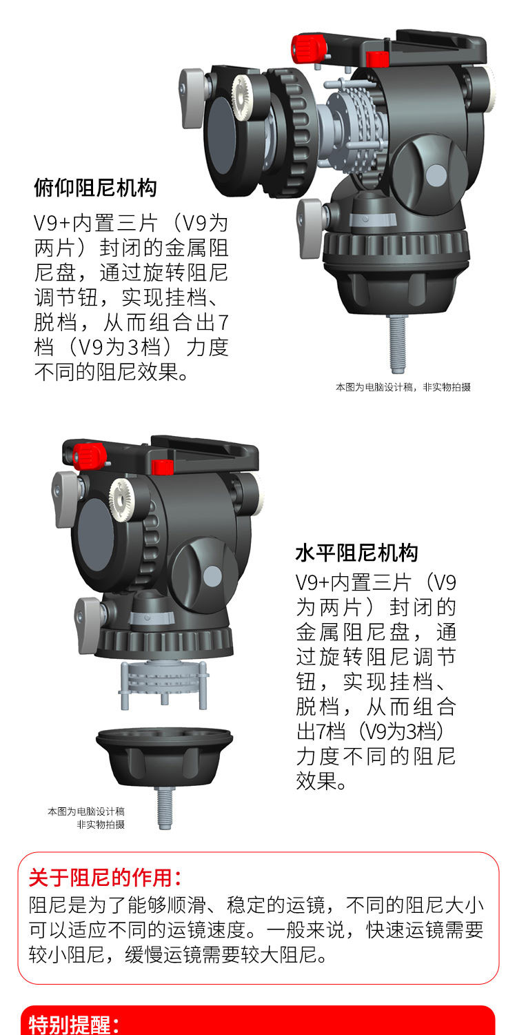 Marsace 馬小路 V9 Fluid Video Head 液壓攝錄雲台 圖文描述 09