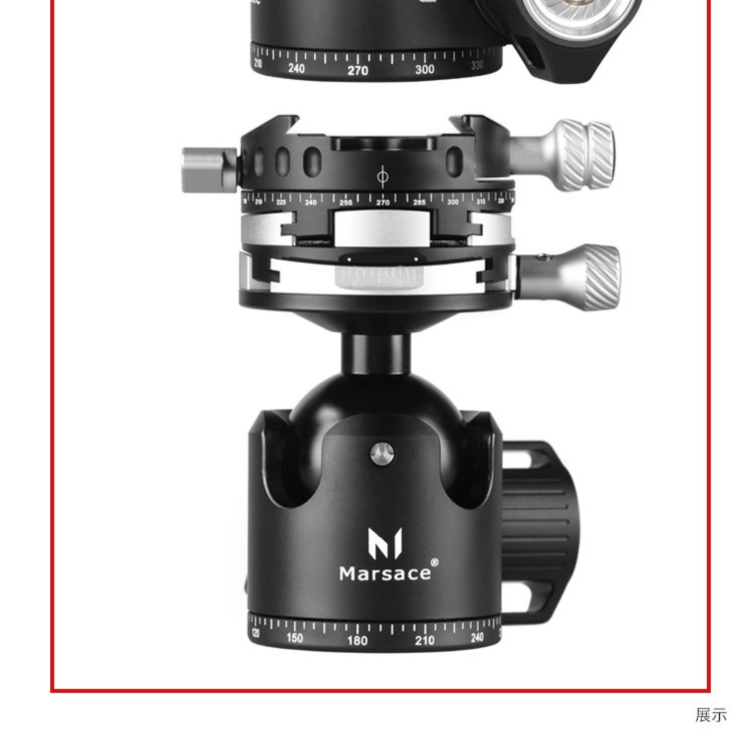 Marsace 馬小路 XB-2PRO 3-in-1 Geared Ball Head 三合一齒輪球形雲台 圖文描述 02