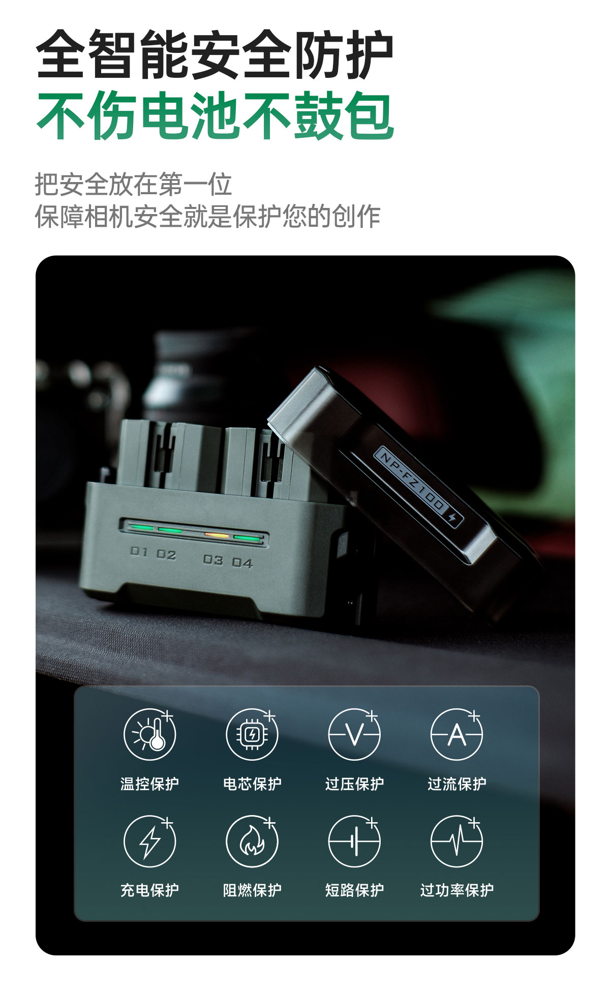 Tilta 鐵頭 TNP-FW50-GN NP-FW50 980mAh USB-C 相機電池 圖文描述 15