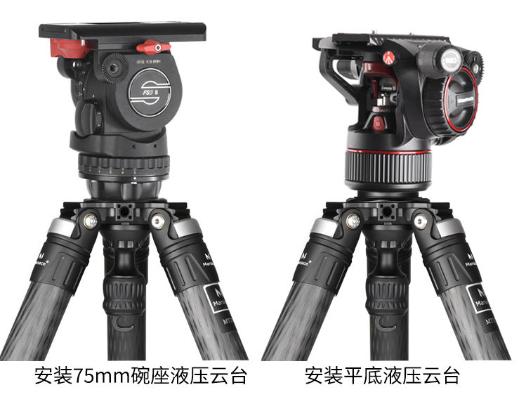 Marsace 馬小路 MT54SV 75mm Bowl Carbon Fibre Tripod 碳纖維攝錄三腳架（不含雲台） 圖文描述 11