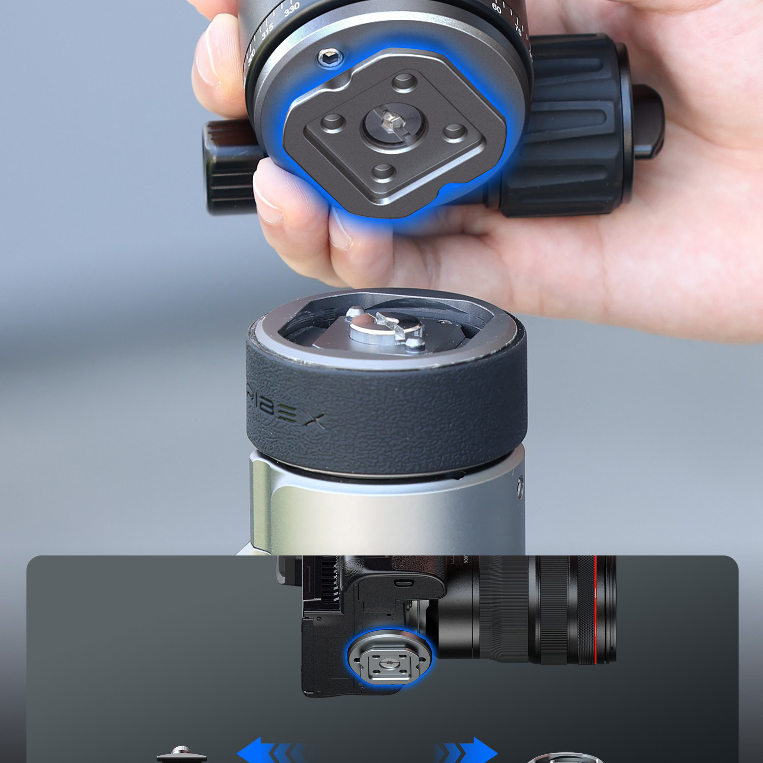 SmallRig x Potato Jet 6286 TRIBEX PRO X-Clutch Hydraulic Monopod for Video 一鍵全開液壓單腳架 圖文描述 18