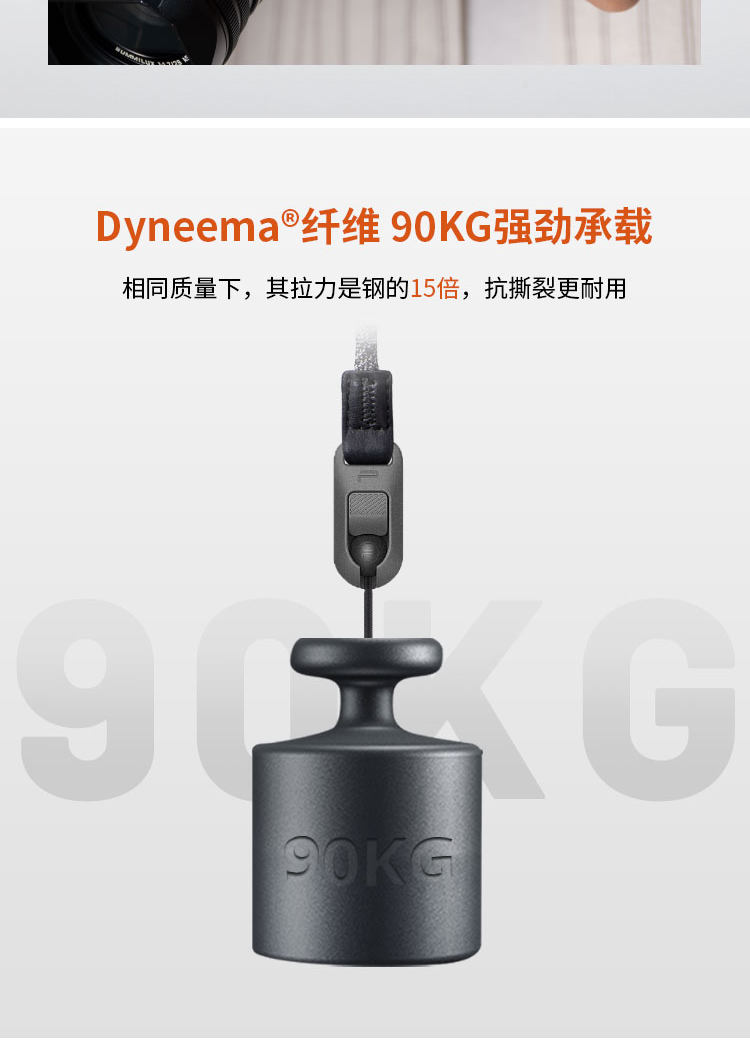 PGYTECH Camera Shoulder Strap Air 基礎款 橙色 圖文描述 10