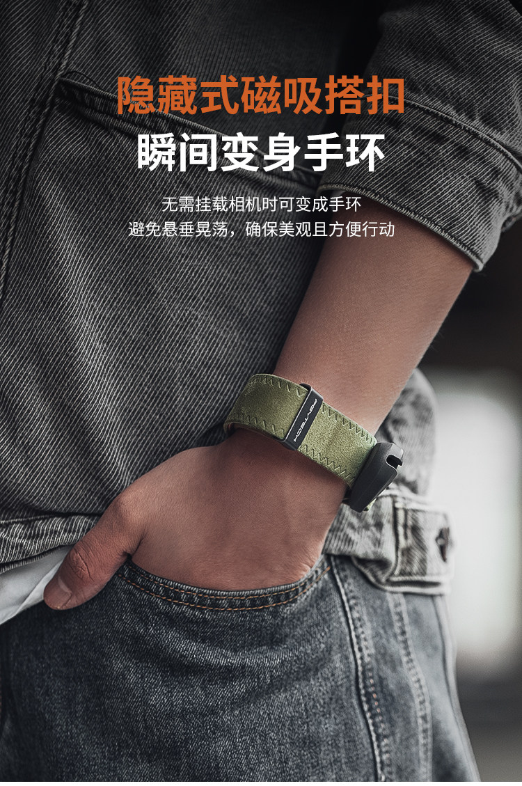 PGYTECH Camera Wrist Strap Standard 深灰色 圖文描述 13