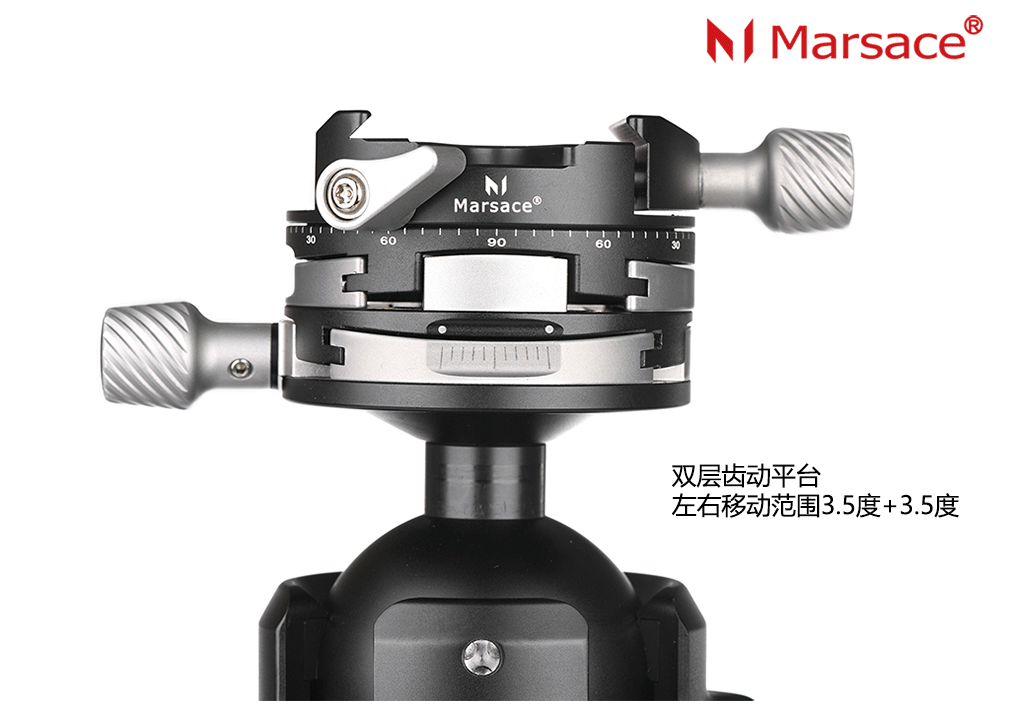Marsace 馬小路 XB-2PRO 3-in-1 Geared Ball Head 三合一齒輪球形雲台 圖文描述 05