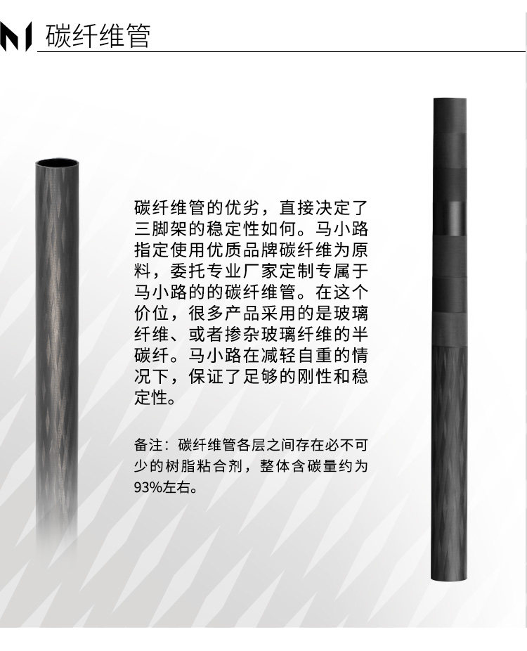 Marsace 馬小路 ET-2551T Travel Tripod Kit 反摺碳纖維三腳架套裝 圖文描述 11