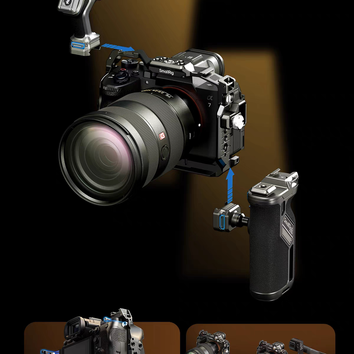 SmallRig 6025 Basic Cage Kit for Sony A7 V / A7R V / A7 IV 相機套籠 圖文描述 14