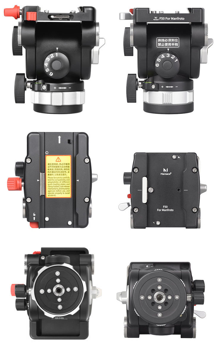 Marsace 馬小路 MV30 Video Head - Manfrotto Classic Plate 液壓攝錄雲台（曼富圖經典版） 圖文描述 22