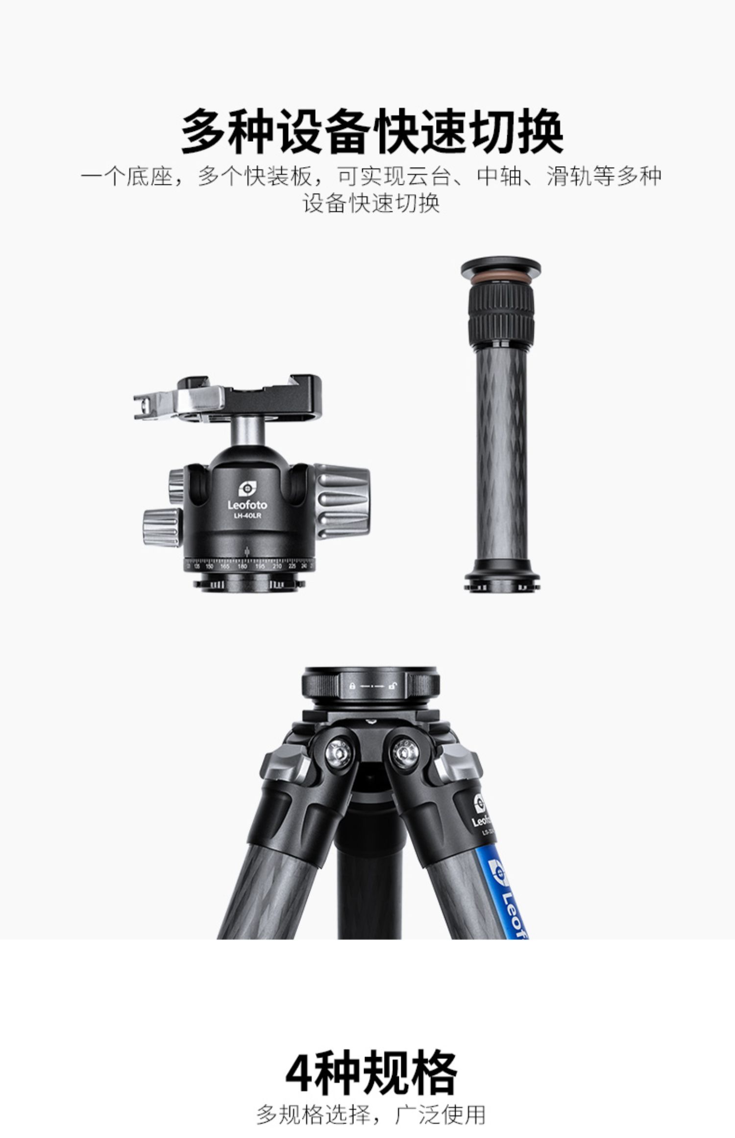 Leofoto Q-60 Quick-Link 快裝板 圖文描述 06